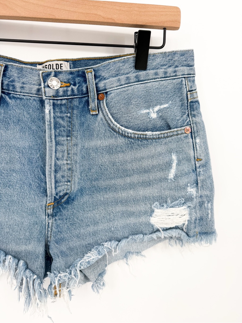 Agolde Parker Vintage Cut Off Short Size 28 - Picture 4 of 10